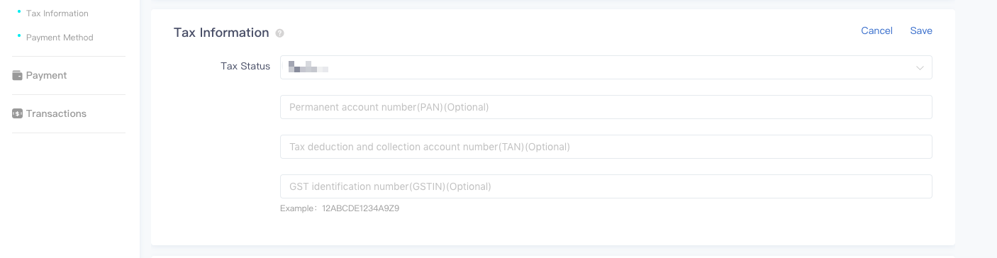 TikTok tax information