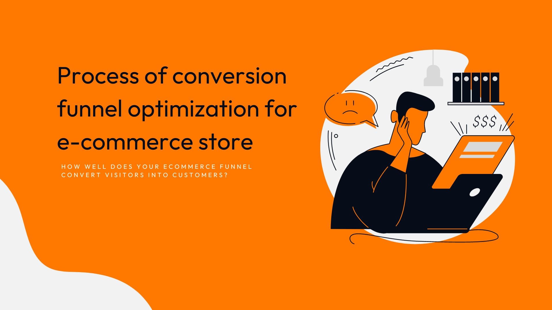 Process of conversion funnel optimization for e-commerce store