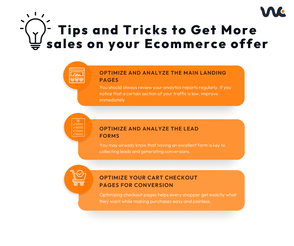 Tips and Tricks to Get More sales on your Ecommerce offer